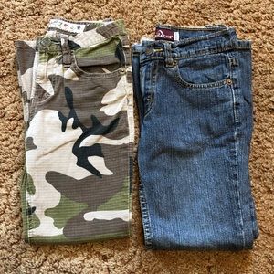 Lot of girls jeans; size 7